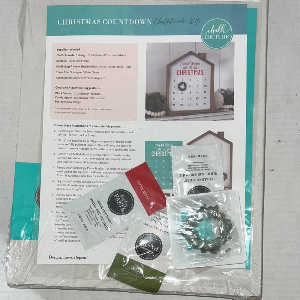 Chalk Couture Holiday Countdown Kit